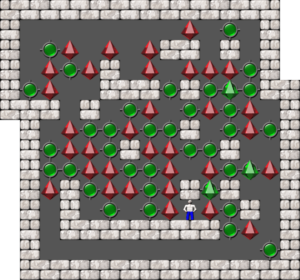 Sokoban Mass Remodel level 933